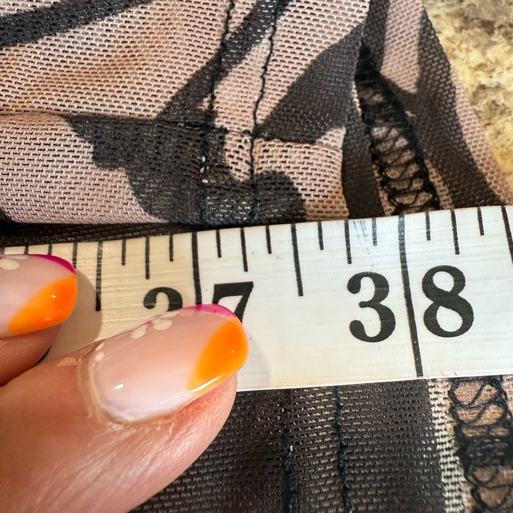 SHEIN Black Brown Zebra Print Pencil Skirt - Picture 8 of 10